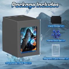 Wide compatibility for MTG, PKM, One Piece, and Lorcana decks.