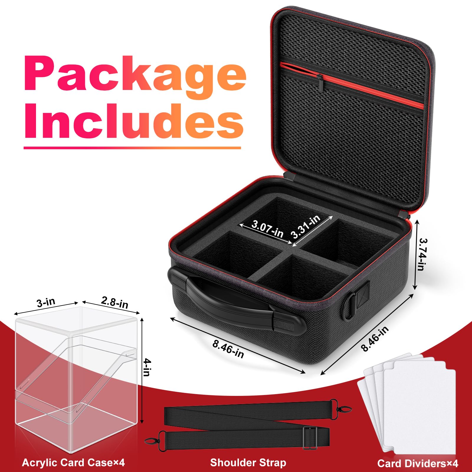 Proijeut portable carrying case for easy transport of all boxes