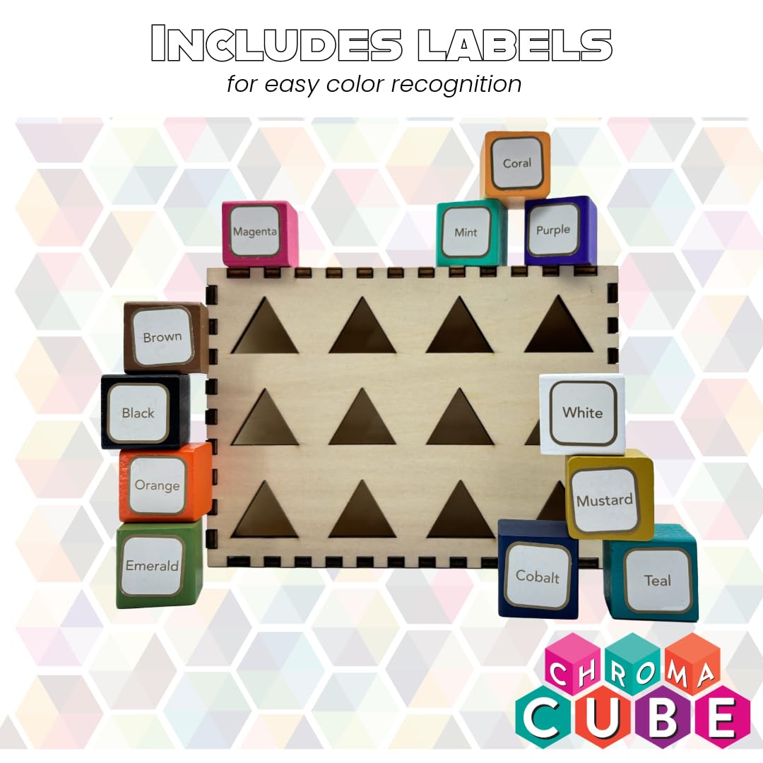 Project Genius Chroma Cube rainbow packaging makes a gift-ready impression.