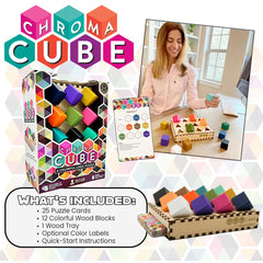Project Genius Chroma Cube quick-start instructions speed up setup.
