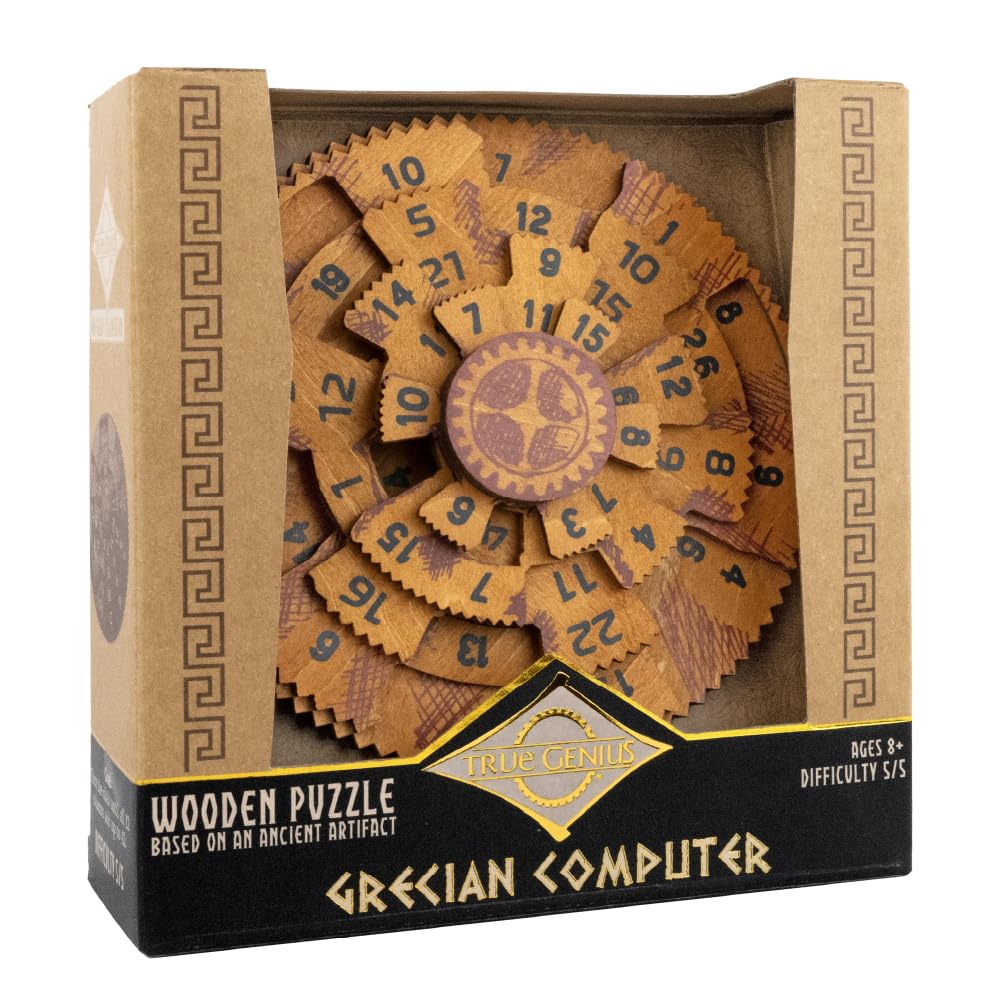 Project Genius Grecian Computer layered gears display boosts logical thinking and focus.