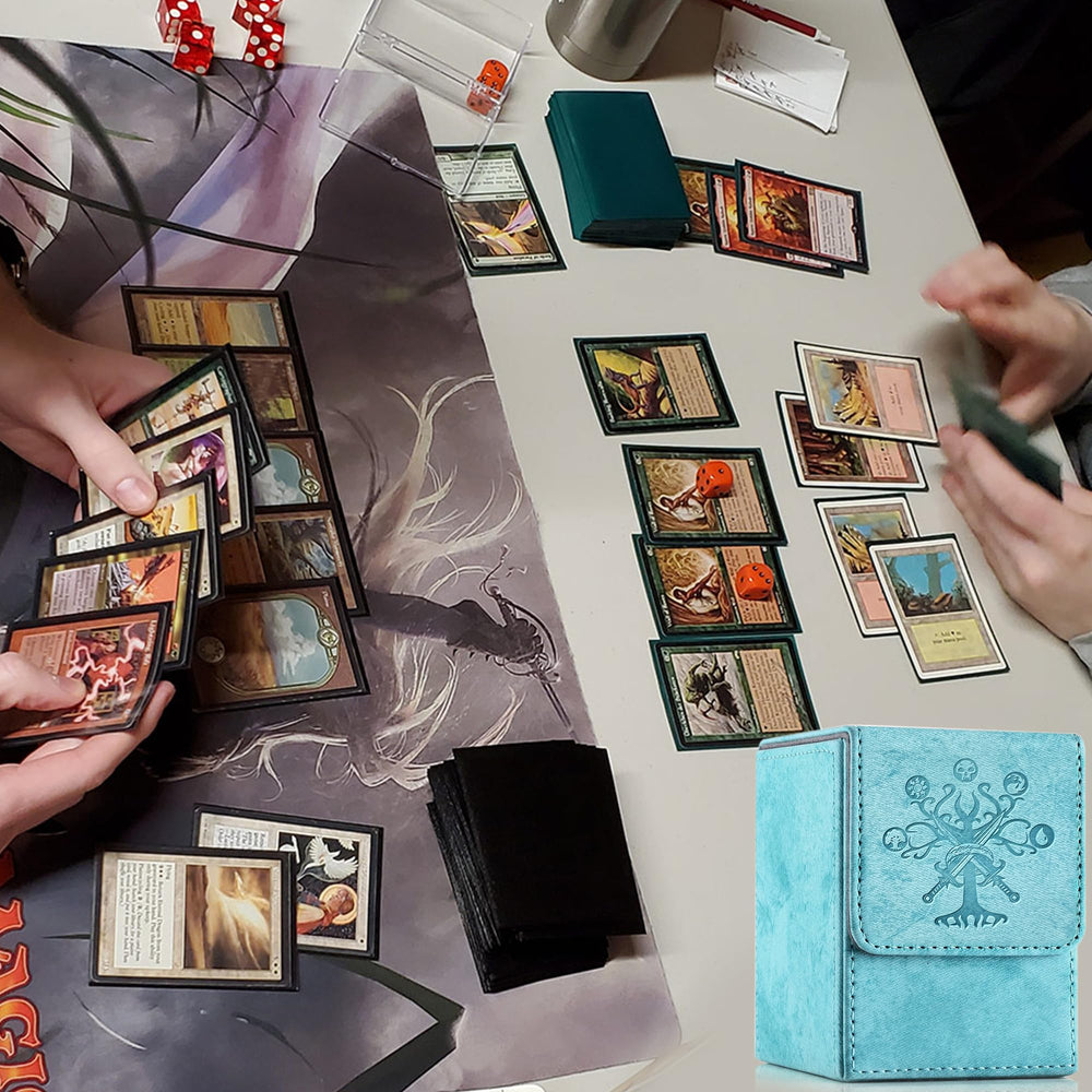 PROMAXIBINDER capacity supports up to 100 sleeved or 200 unsleeved cards for MTG.