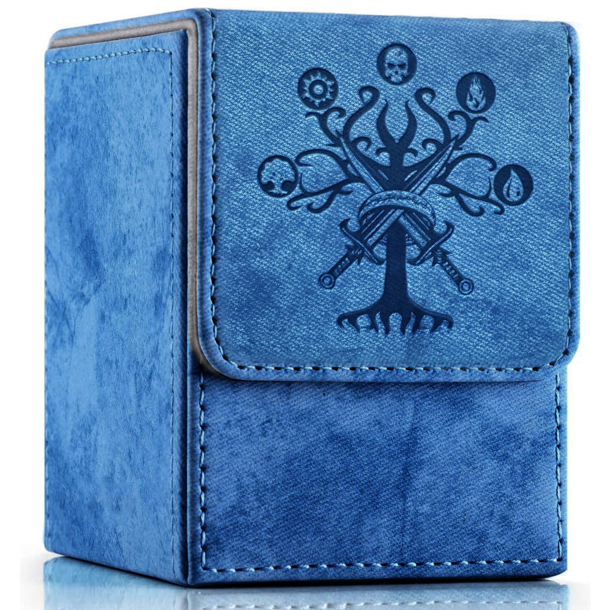 PROMAXIBINDER MTG Commander Deck Box with magnetized cover keeps cards secure and accessible.