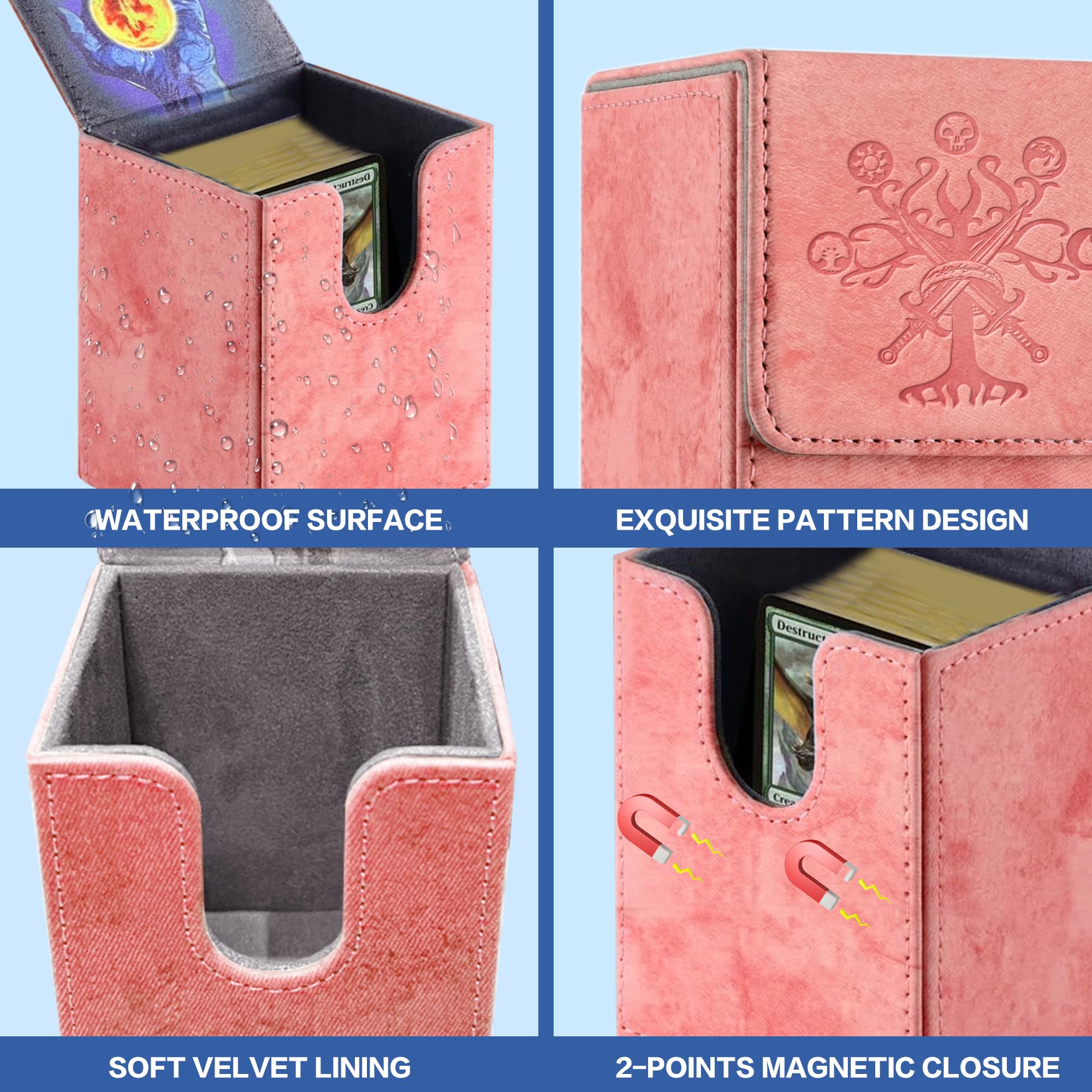 Promaxibinder MTG deck box black lotus design adds collectible appeal