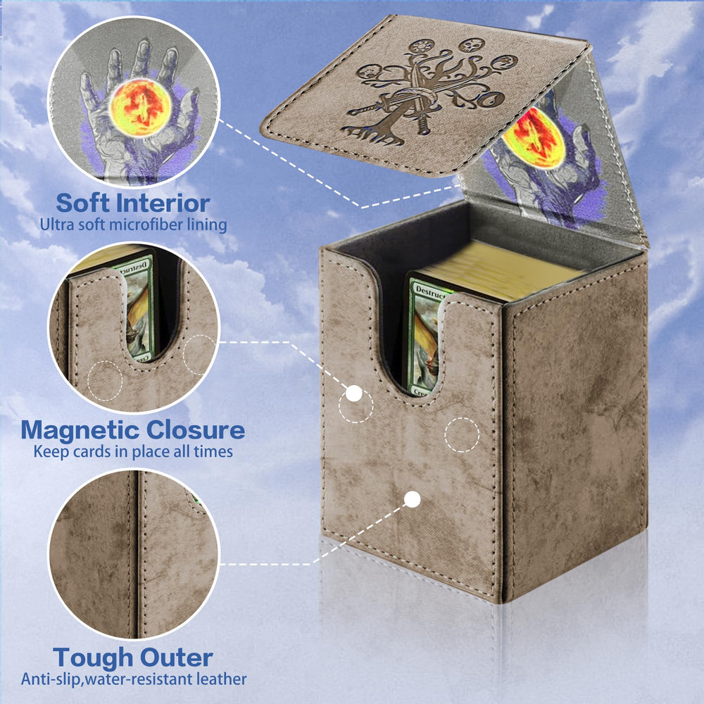 PROMAXIBINDER deck box fits 100 single-sleeved or 200 unsleeved cards