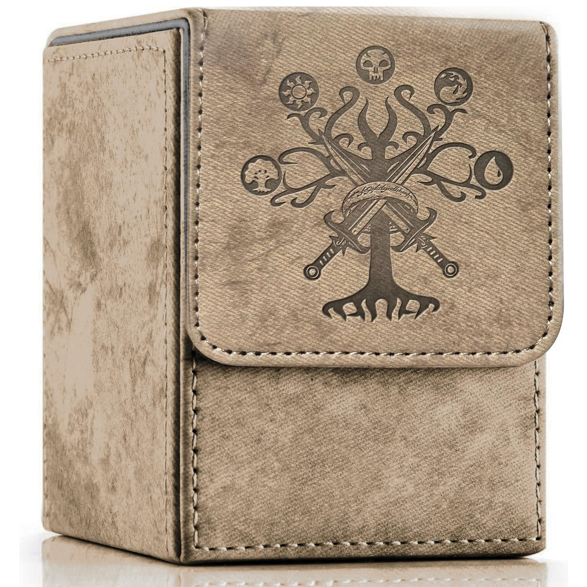 PROMAXIBINDER MTG deck box cover design with Black Lotus-inspired artwork for collectors