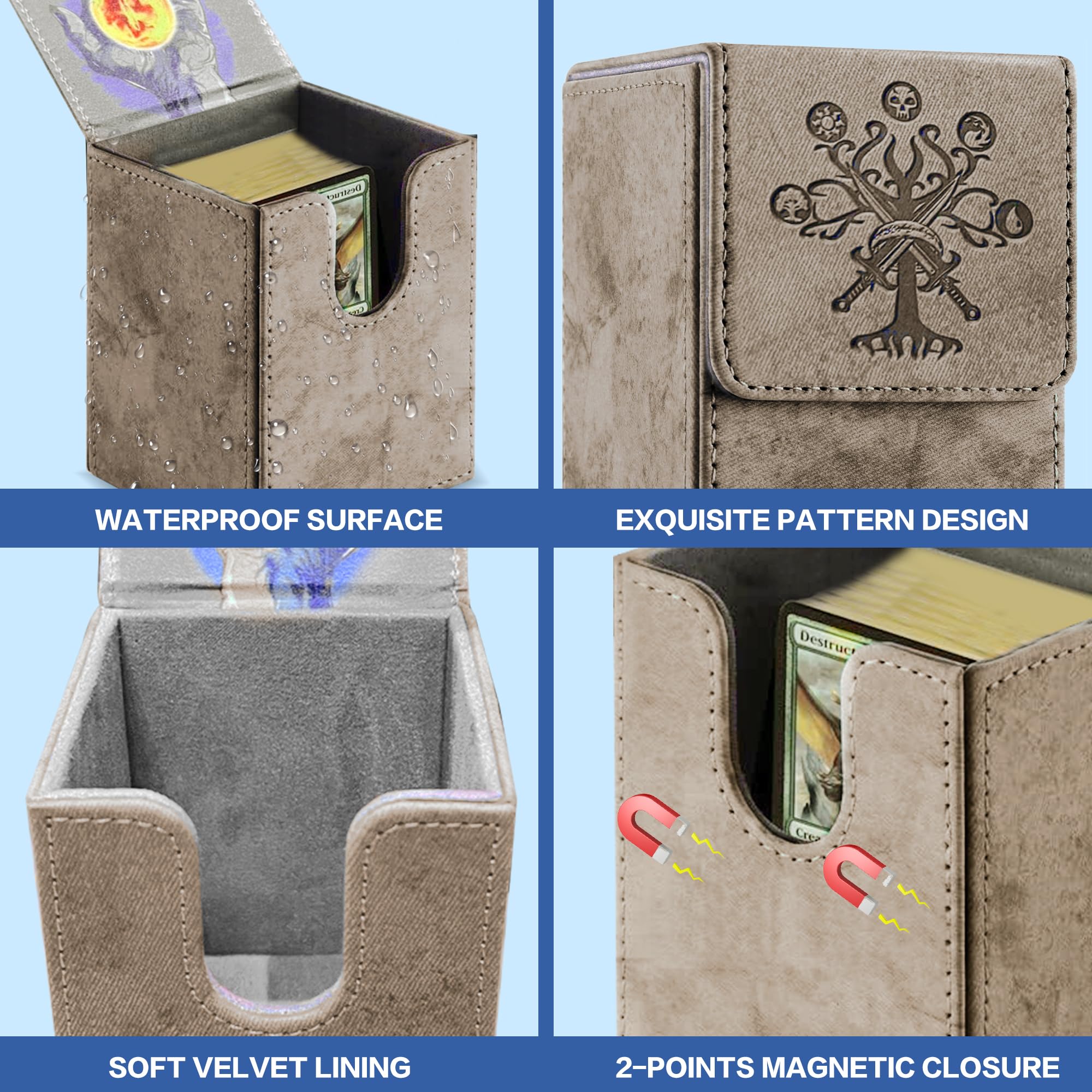 PROMAXIBINDER interior microfiber lining protects cards from scratches