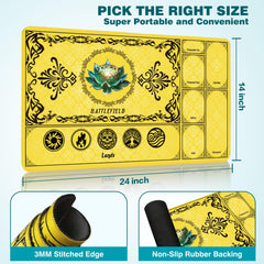 PROMAXIBINDER MTG Playmat with non-slip backing keeps your duels steady.