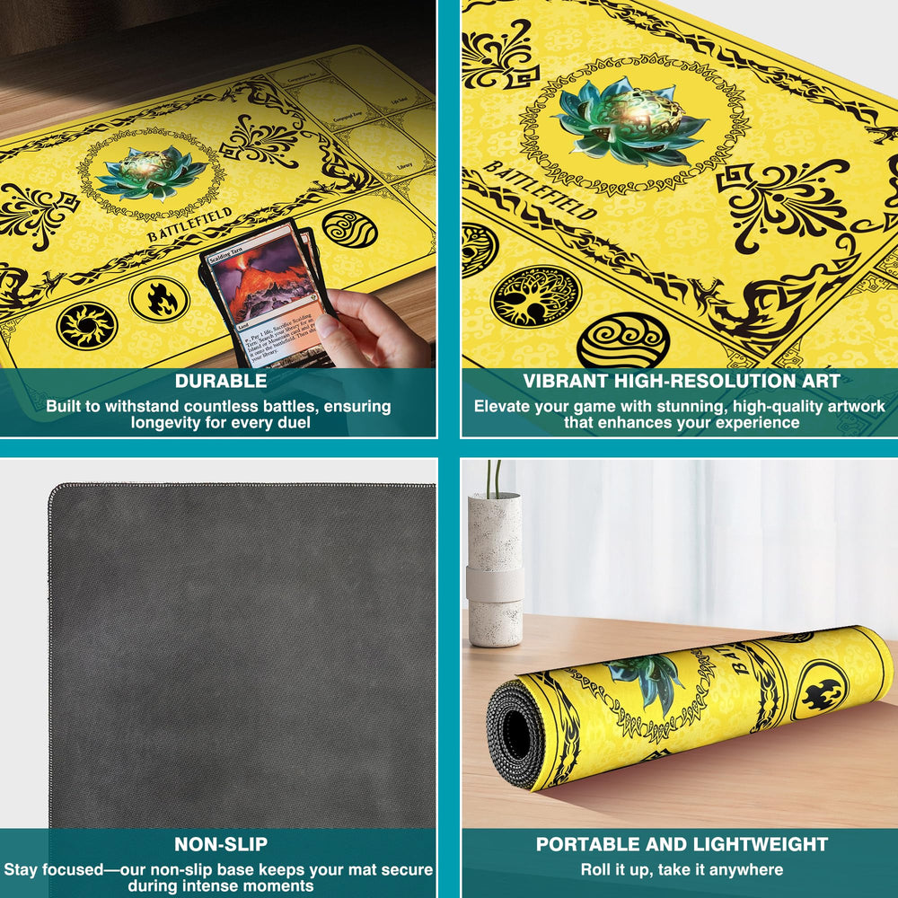 PROMAXIBINDER MTG Playmat with stitched edges for lasting durability.