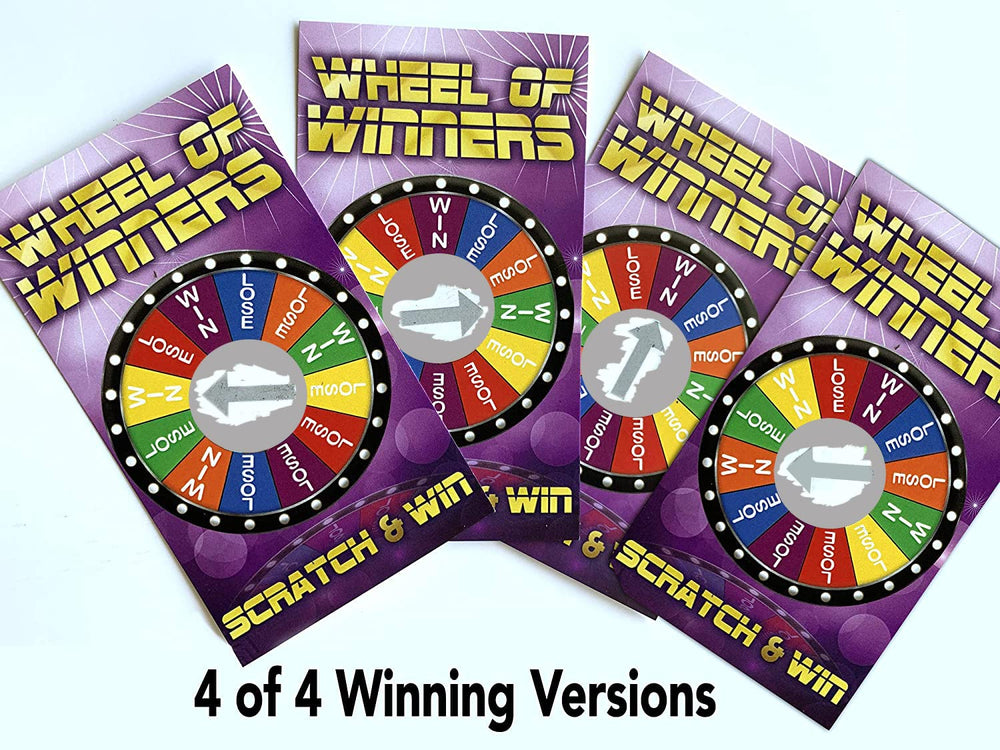 PROMO PRINTING GROUP winner cards in a separate zip bag for easy prize setup