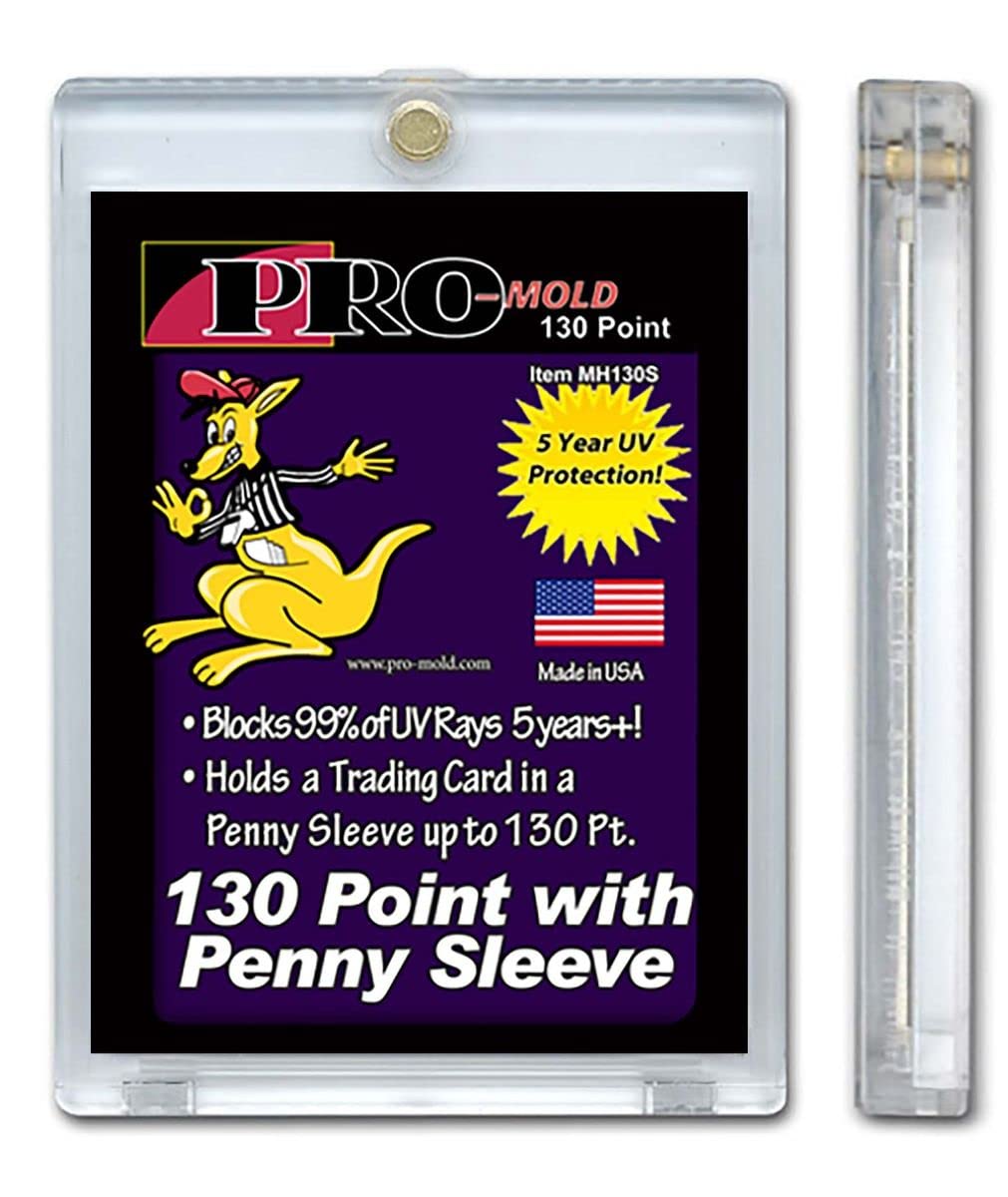 Promold Box 18-130pt magnetic card holder close-up with secure enclosure