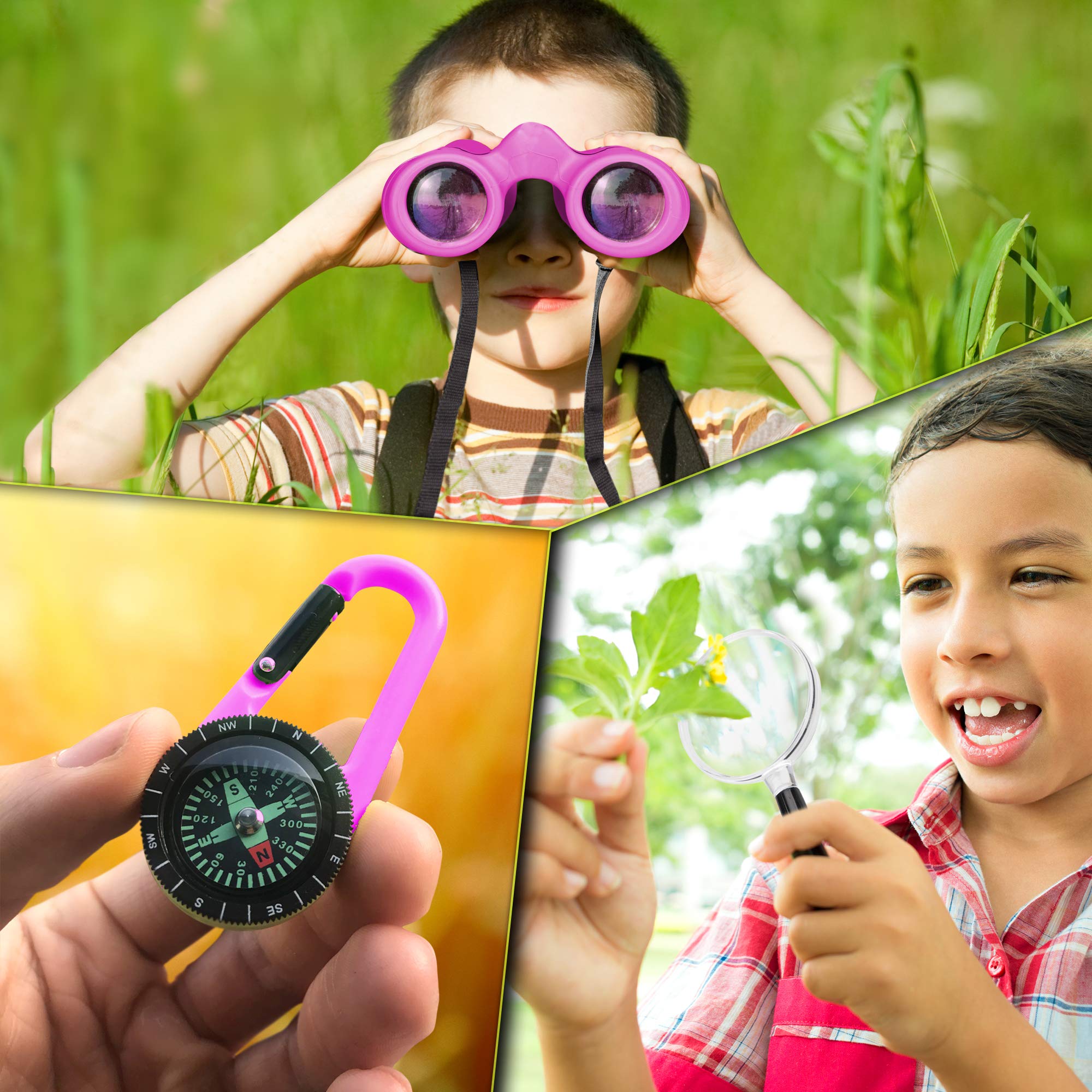 Promora 8x21 kids binoculars encourage exploration during family adventures