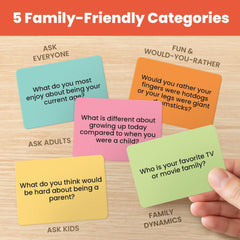 Prompta 600 conversation cards portable durable box for travel and storage