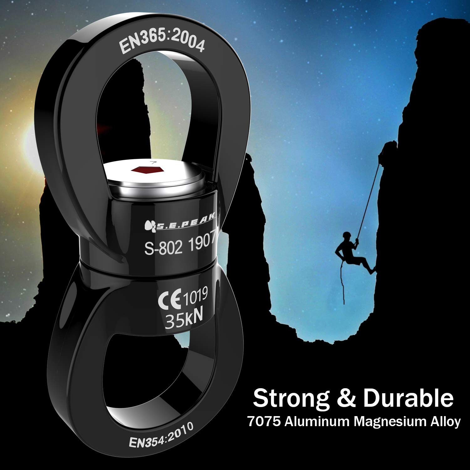 PROND Swing Swivel is multipurpose for swings, hammocks, and climbing gear.