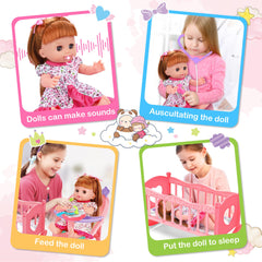 PROOU high chair and bottle setup for mealtime pretend play