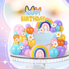 ProSuites daisy cake topper for delicate pastel dessert charm