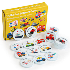 Protado wooden memory game 24 cards for preschool focus and memory practice sessions.
