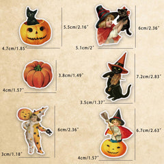 PRSTINCOL Halloween sticker pack: waterproof vinyl for laptops and phones.