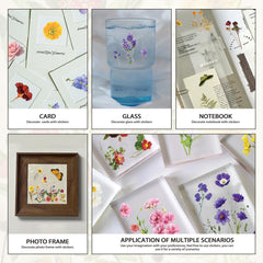 PRSTINCOL Junk journal stickers DIY usage—perfect for handmade cards.