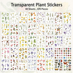 PRSTINCOL Scrapbooking sticker collection—dense sheets ideal for planners.