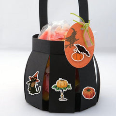 PRSTINCOL witch and cat motifs: ideal for Halloween decorations and journaling.