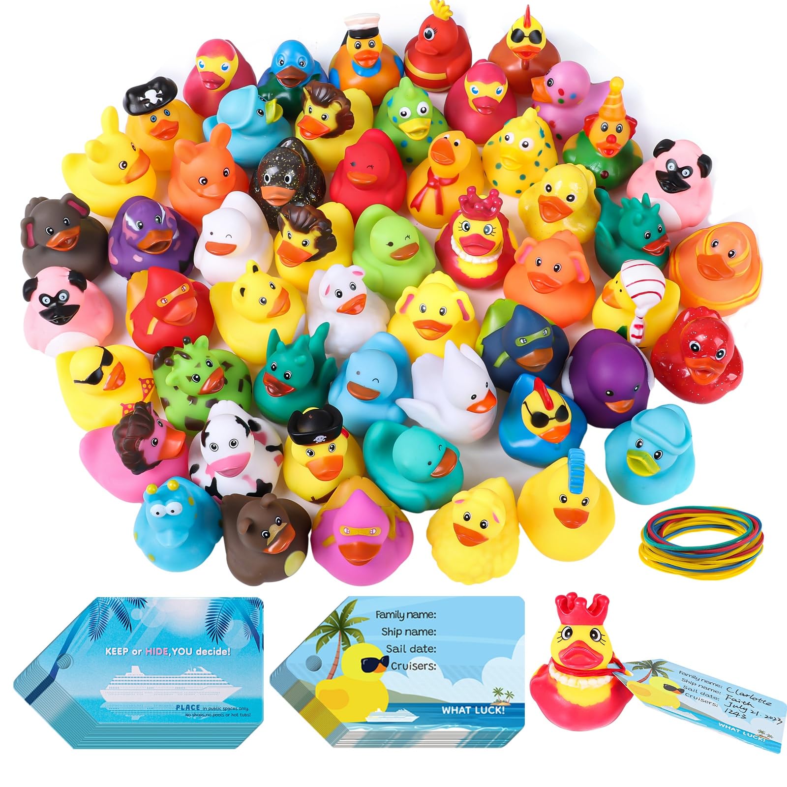 Prudiut cruise ducks kit packaging for group play.