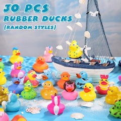Prudiut cruise ship ornaments ducks for themed cabin décor and pool use.