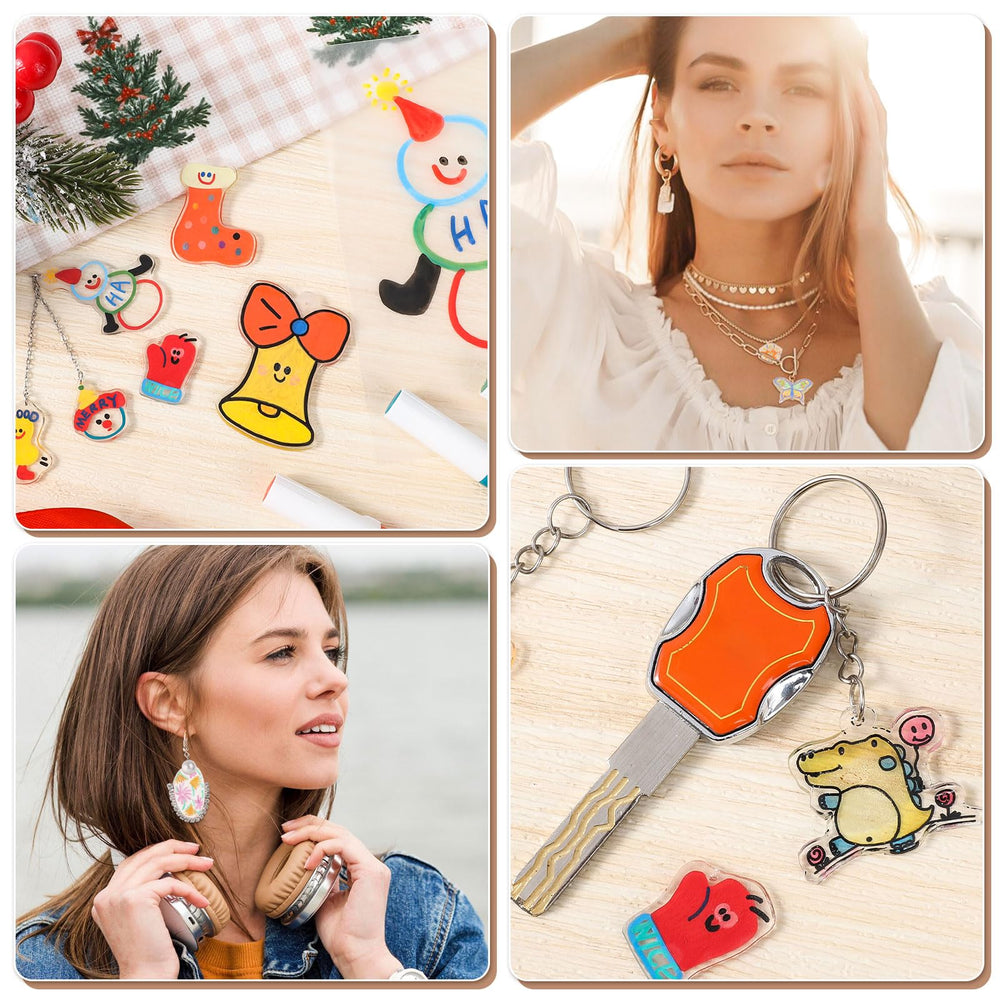 Prudiut shrink art ideal for kids crafts and gift ideas.