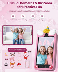 Psalms & Pals Kids Phone silicone case protects during drops.