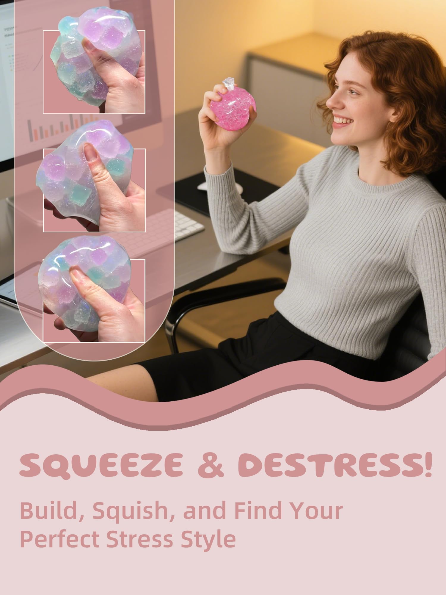 Psykade stress ball kit zip ties enable easy sealing
