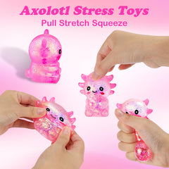 Ptdumyjua axolotl toy purple offers soft squeeze and sensory relief