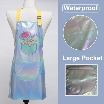 PUBMIND Kids Apron deep pocket for tools, markers, and treasures.