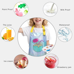 PUBMIND Kids Apron durable polyester and easy-care fabric.