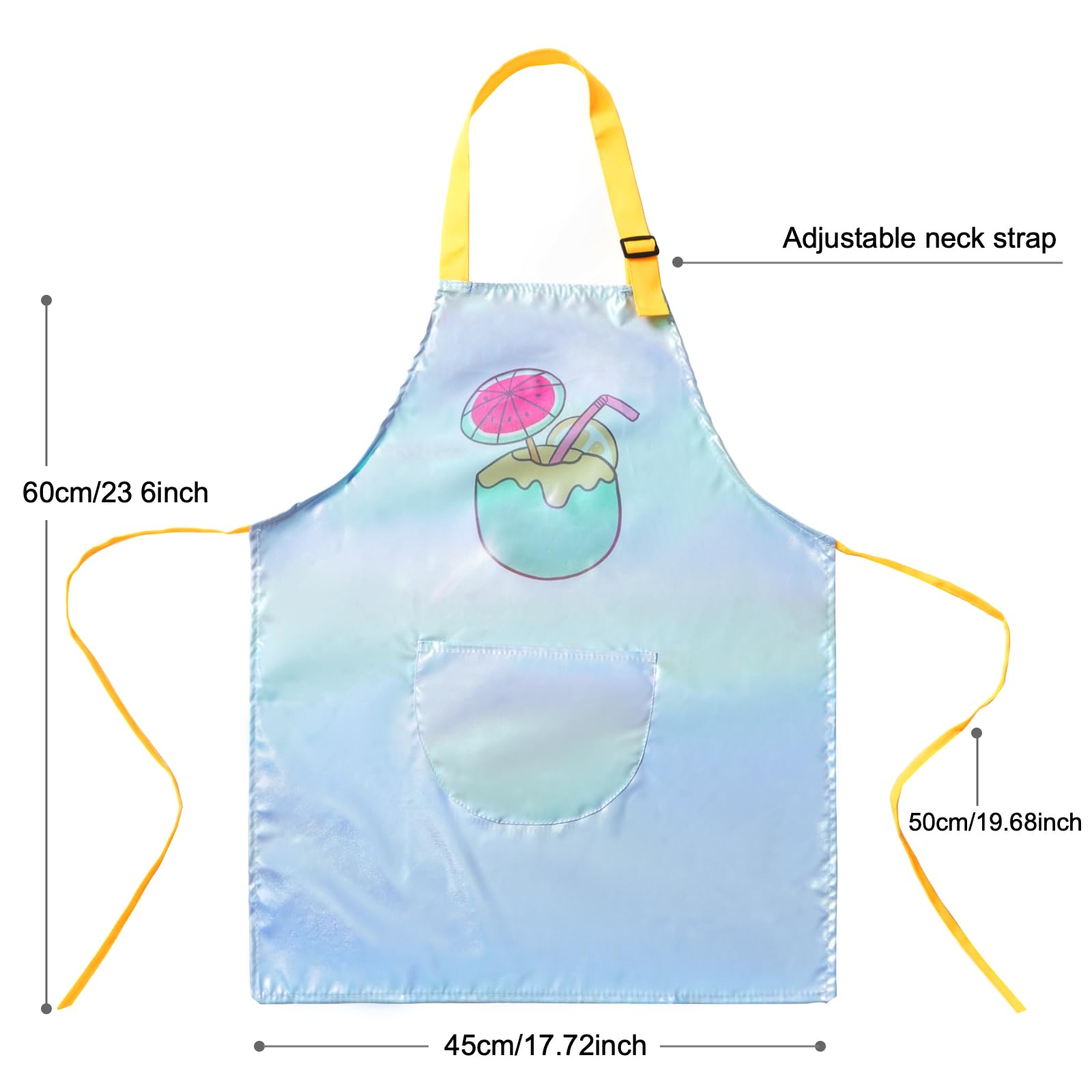 PUBMIND Kids Apron suited for cooking, crafts, and light gardening activities.