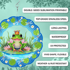 PUCPAM Frog Wind Spinner makes a thoughtful gift for garden lovers