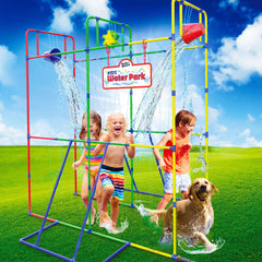 Puddle Splashers Dump Buckets bursting with splashy fun for kids.