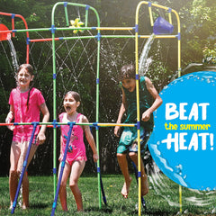 Puddle Splashers Sturdy Supports demonstrate long-lasting outdoor durability.