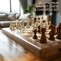 Puecrof magnetic chess pieces offering stable play during travel