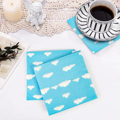 PUEVENYI disposable party napkins suited for cartoon-themed celebrations.
