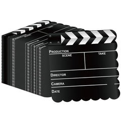 PUEVENYI Movie Night Napkins with scalloped edge for elegant table settings