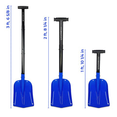 PUFFERFISH lightweight aluminum shovel enables easy handling during long beach sessions.