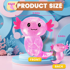 Puffwize Axolotl squishy toy hand-held design portable for travel breaks