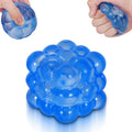 Puffwize Ice Cube Squishy Blue closeup showcasing soothing tactile feel for anxiety relief and focus.