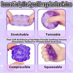 Puffwize irregular-block squishy design designed for varied tactile feedback and focus.