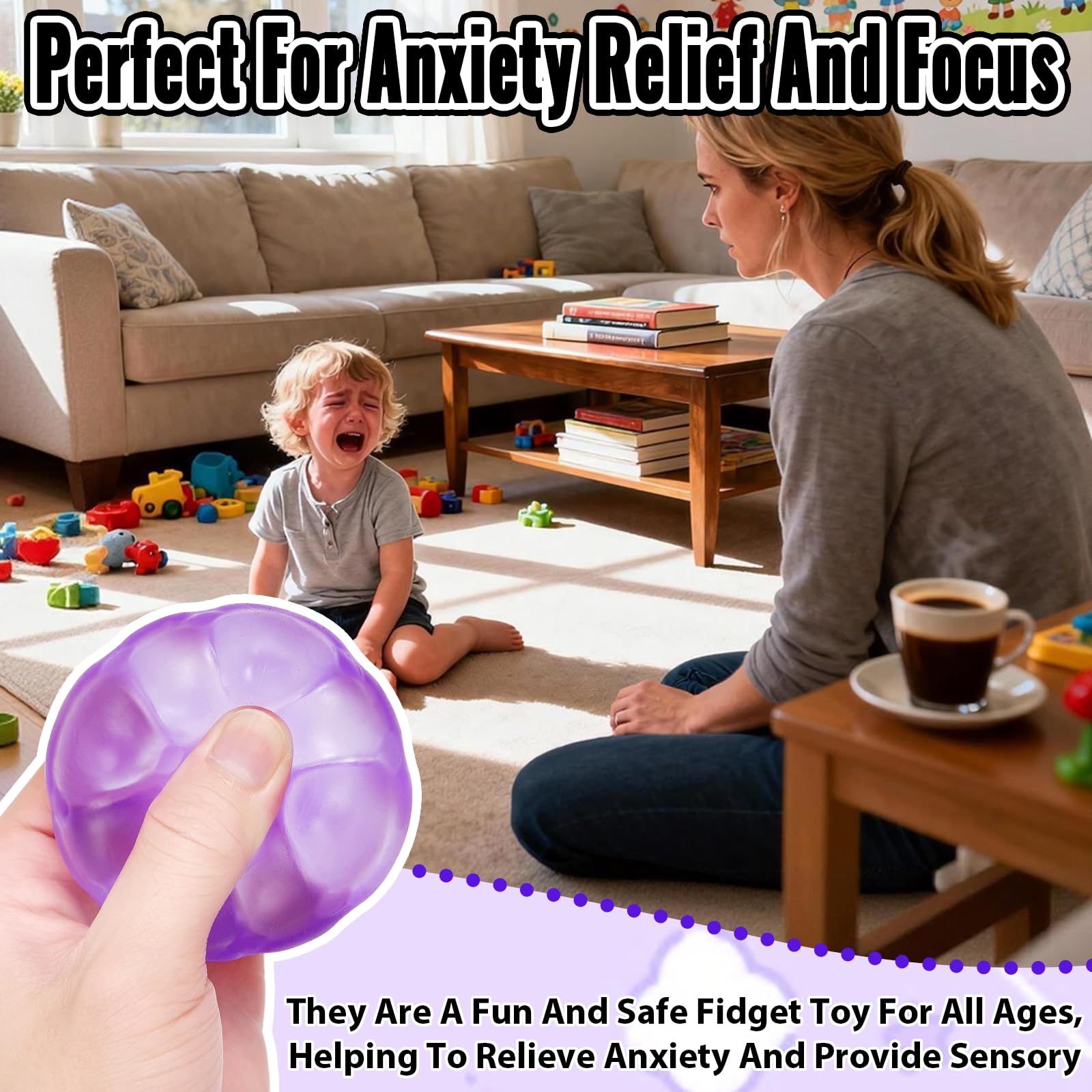 Puffwize kid-friendly sensory toy that keeps busy hands engaged.