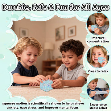 Puffwize non-toxic TPR material ensures safe sensory play.