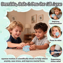 Puffwize non-toxic TPR material ensures safe sensory play.