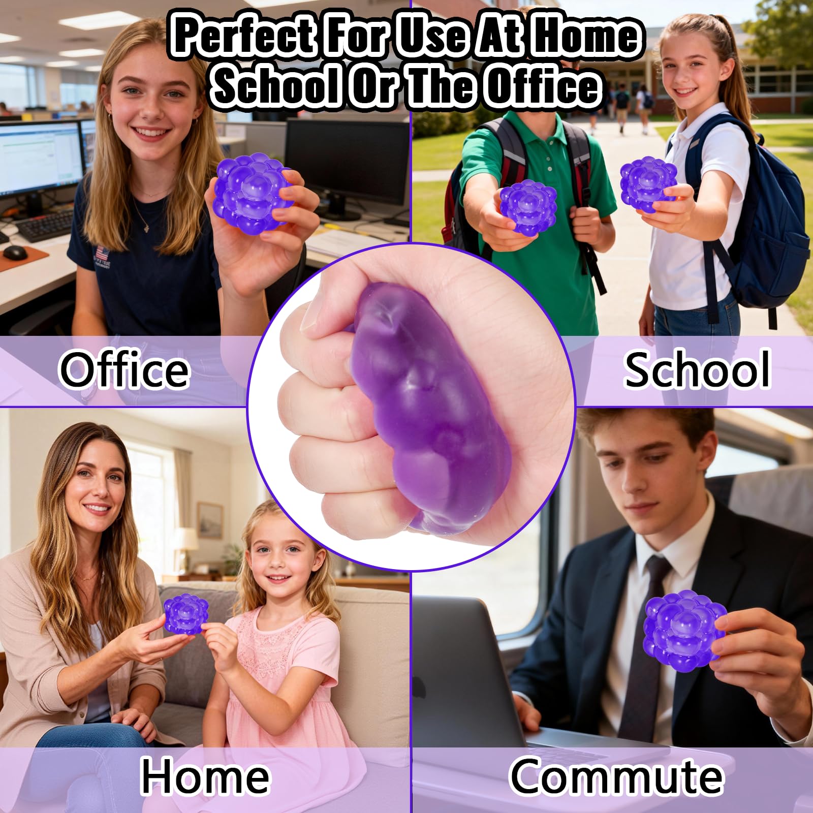 Puffwize portable stress-relief cube ideal for pockets and on-the-go moments.