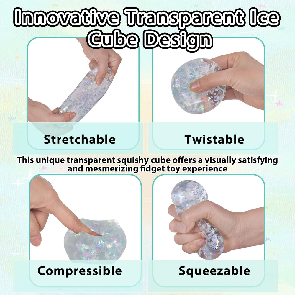 Puffwize sensory fidget cube, small size, for focus during tasks.