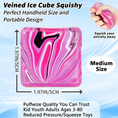 Puffwize pink stress cube ideal for daily tension relief and focus